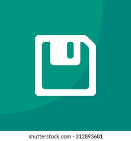 floppy, diskette. symbol store information document. computer floppy disk icon. vector icon