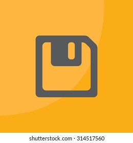 floppy, diskette. symbol store information document. computer floppy disk icon. vector icon