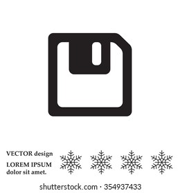 floppy, diskette. symbol store information document. computer floppy disk icon. vector icon