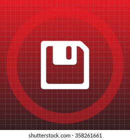 floppy, diskette. symbol store information document. computer floppy disk icon. vector icon