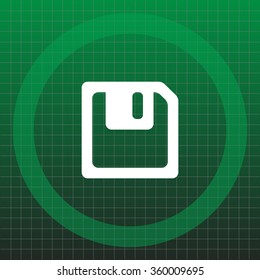 floppy, diskette. symbol store information document. computer floppy disk icon. vector icon