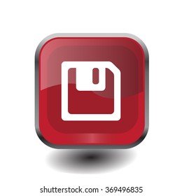 floppy, diskette. symbol store information document. computer floppy disk icon. vector icon