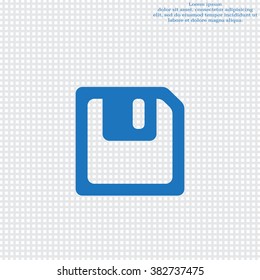 floppy, diskette. symbol store information document. computer floppy disk icon. vector icon