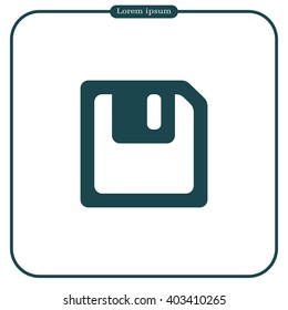 floppy, diskette. symbol store information document. computer floppy disk icon. vector icon