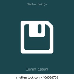 floppy, diskette. symbol store information document. 
