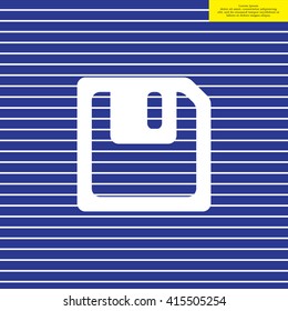 floppy, diskette. symbol store information document. computer floppy disk icon. vector icon