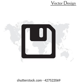 floppy, diskette. symbol store information document. computer floppy disk icon. vector icon