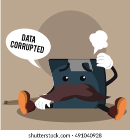 floppy disk's data corrupted