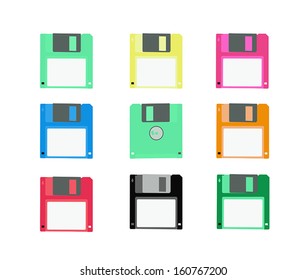 Floppy disk.Vector EPS10