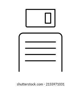 floppy drive Vector icon which is suitable for commercial work and easily modify or edit it

