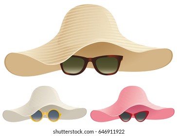 Floppy hat sunglasses 
