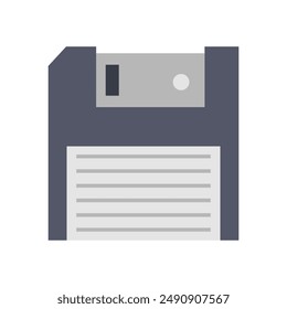 Icono de disquete ilustrado en el fondo