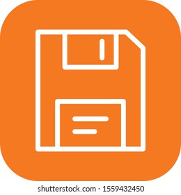 floppy icon isolated on background
