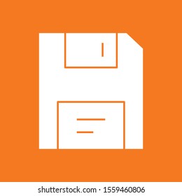 floppy icon isolated on background
