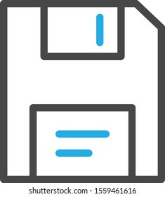 floppy icon isolated on background

