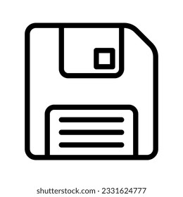 Floppy icon. sign for mobile concept and web design. vector illustration