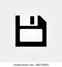 floppy icon. vector sign symbol on white background