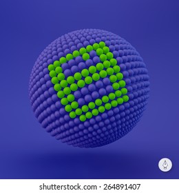 Icono de disquete. Signo web. Elemento de diseño. Ilustración vectorial 3d.