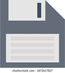 floppy vector colour flat icon