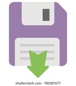 
Floppy Vector Icon

