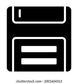 floppy vector Icon-  Glyph style high quality vector illustration.
