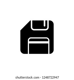 floppy vector icon. floppy sign on white background. floppy icon for web and app