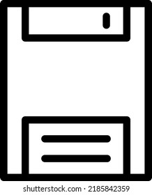 floppy Vector illustration on a transparent background.Premium quality symmbols.Stroke vector icons for concept and graphic design. 