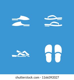 Flops icon. collection of 4 flops filled icons such as . editable flops icons for web and mobile.
