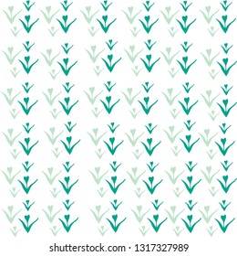 flora background with seamless pattern and hand drawn.