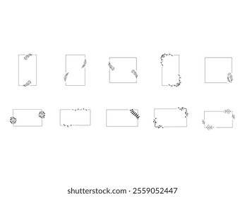 Flora Boarder Frame Element Set
