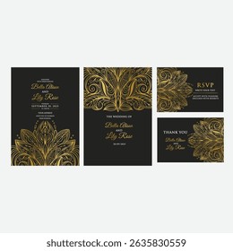 Flora Botanical line art black and background. Summer tone with tropical leafy , lotus flower, ginkgo leaves, branch vector. Watercolor wallpaper and circle sun for banner, prints, poster, wall art.