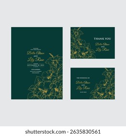 Flora Botanical line art black and background. Summer tone with tropical leafy , lotus flower, ginkgo leaves, branch vector. Watercolor wallpaper and circle sun for banner, prints, poster, wall art.