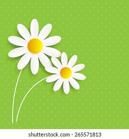 Flora Daisyl Design Vector Illustartion EPS10