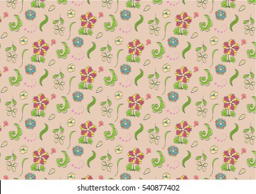 flora gift wrapping wallpaper template