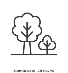 Flora Icon isolated on white background. Vector icon.