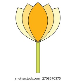  flora icon isolated on white background