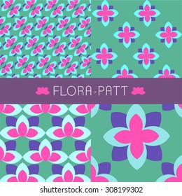 FLORA PATT
Colorful flora pattern arranged in 4 different design can be used as a tile pattern, fabric pattern, wall decorating and etc.