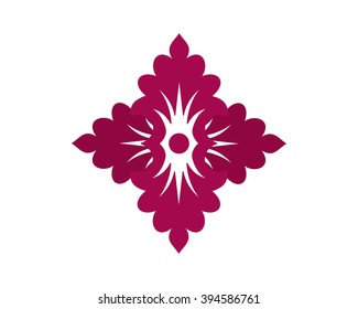 flora pattern ornament image icon vector