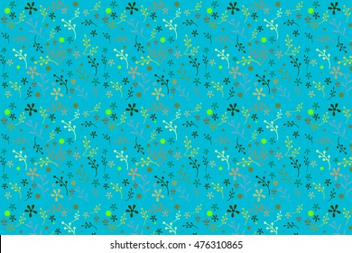 Flora seamless pattern for background. Graphic illustrator. vector