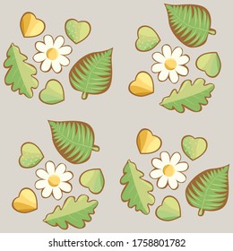 Flora, vegetation.circuit of hand drawn  leaf.Vector botanic illustrations. Botanical clipart, print. For business cards and invitations. Decoration from a branch.Set of Green branche.herbal medicinen