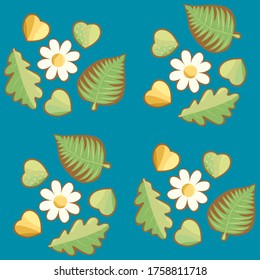 Flora, vegetation.circuit of hand drawn  leaf.Vector botanic illustrations. Botanical clipart, print. For business cards and invitations. Decoration from a branch.Set of Green branche.herbal medicinen