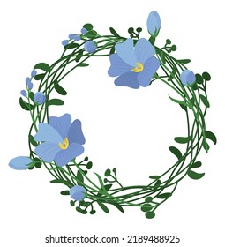 dibujos animados de flora en estilo plano