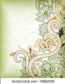 Abstrakte Blumenmuster