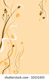 Floral abstract background