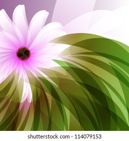 Floral abstract background