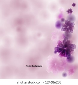 Floral abstract background