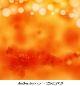 Floral abstract background