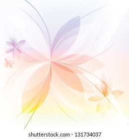 Floral abstract background