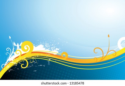 Floral Abstract Background