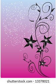 floral abstract background